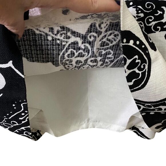 Kate Spade New York Heleen Black Multi Paisley Print Shift Dress Size 6 - Picture 6 of 9